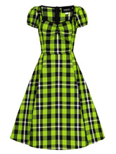 Load image into Gallery viewer, Mimi Frogs Breath Check Swing Dress
