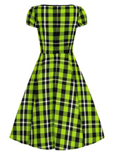 Load image into Gallery viewer, Mimi Frogs Breath Check Swing Dress