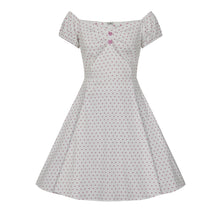 Load image into Gallery viewer, Ivory and Blush Love Hearts Dolores Mini Dress
