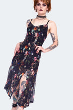 Load image into Gallery viewer, Night Garden Mini Midi Overlay Dress- 2 LEFT!