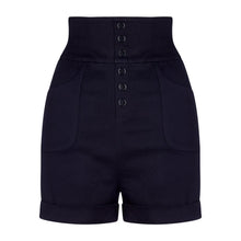 Load image into Gallery viewer, Nomi Black High Waisted Shorts