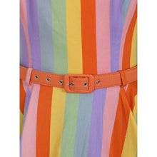 Load image into Gallery viewer, Nova Vintage Rainbow Swing Dress