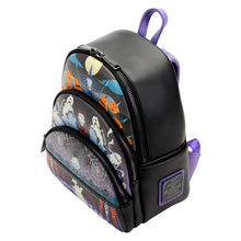 Load image into Gallery viewer, The Nightmare Before Christmas Lock, Shock, Barrel, and Oogie Boogie Glow Triple Pocket Mini Backpack