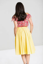 Load image into Gallery viewer, Yellow Paula Swing Skirt- SIZE 2XL