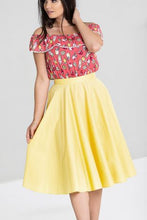 Load image into Gallery viewer, Yellow Paula Swing Skirt- SIZE 2XL