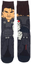 Load image into Gallery viewer, Winter Soldier Marvel Character Socks