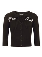 Load image into Gallery viewer, Charlene Rock/Roll Tie Neck Cardigan