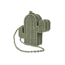 Load image into Gallery viewer, Enrich Cactus Wicker Purse