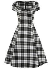 Load image into Gallery viewer, Mimi Monochrome Check Doll Dress