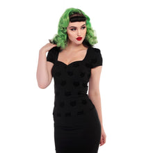 Load image into Gallery viewer, Mimi Velvet Cat Top