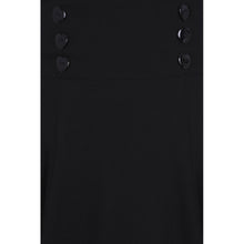 Load image into Gallery viewer, Ronnie Black Suspender Swing Skirt