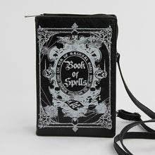 Load image into Gallery viewer, Glow In The Dark Book of Spells Crossbody Purse- RESTOCKED!
