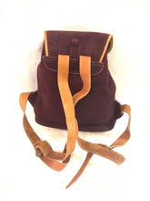 Load image into Gallery viewer, Diamond Cutout Suede Mini Backpack