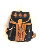Load image into Gallery viewer, Diamond Cutout Suede Mini Backpack