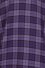 Load image into Gallery viewer, Kennedy Purple Plaid Swing Skirt