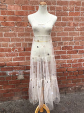 Load image into Gallery viewer, Ivory Sheer Star Dress