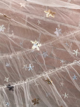 Load image into Gallery viewer, Ivory Sheer Star Dress
