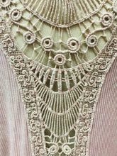 Load image into Gallery viewer, Lavender Lace Back Tunic
