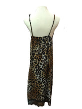 Load image into Gallery viewer, Leopard and Lace Cami Dress
