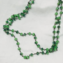 Load image into Gallery viewer, Long Rosary Style Bead Necklace