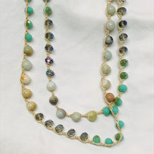 Load image into Gallery viewer, Long Rosary Style Bead Necklace