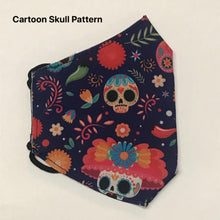Load image into Gallery viewer, Dia de los Muertos Face Mask- OOAK Styles Available!