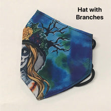 Load image into Gallery viewer, Dia de los Muertos Face Mask- OOAK Styles Available!