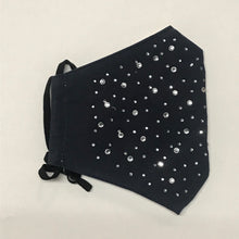 Load image into Gallery viewer, Rhinestone Studded Face Mask- More Colors Available!