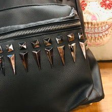 Load image into Gallery viewer, Crossbones Studded Backpack