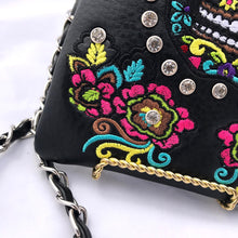 Load image into Gallery viewer, Sugar Skull Crossbody Purse- More Colors Available!