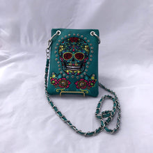 Load image into Gallery viewer, Sugar Skull Crossbody Purse- More Colors Available!