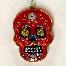 Load image into Gallery viewer, Sugar Skull Sugar Cookie Ornaments