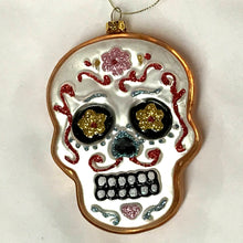 Load image into Gallery viewer, Sugar Skull Sugar Cookie Ornaments