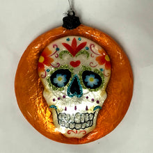 Load image into Gallery viewer, Sugar Skull Disk Ornaments