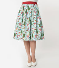 Load image into Gallery viewer, Forest Gnome Scene Jayne Swing Skirt