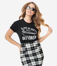 Load image into Gallery viewer, Wake Me When It&#39;s October Graphic Tee
