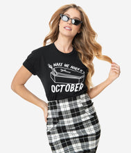 Load image into Gallery viewer, Wake Me When It's October Graphic Tee