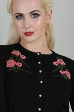 Load image into Gallery viewer, Sabrina Floral Embroidered Cardigan