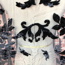 Load image into Gallery viewer, Artemis Black Velvet Floral Burnout Kimono