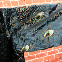 Load image into Gallery viewer, Hera Velvet Beaded Peacock Kimono