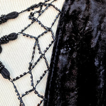 Load image into Gallery viewer, Hera Velvet Beaded Peacock Kimono