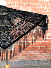 Load image into Gallery viewer, Hestia Velvet Triangle Shawl