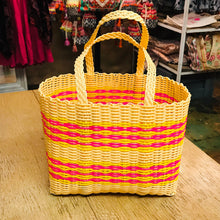 Load image into Gallery viewer, Recycled Woven Totes- Medium- More Colors Available