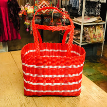 Load image into Gallery viewer, Recycled Woven Totes- Medium- More Colors Available