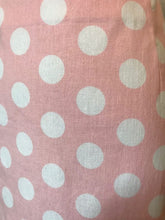 Load image into Gallery viewer, Pink and White Polka Dot Pencil Skirt- Size Medium LAST ONE!