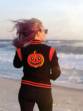 Load image into Gallery viewer, Pumpkin Queen Varisty Jacket