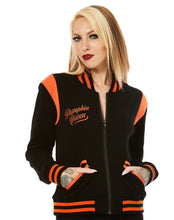 Load image into Gallery viewer, Pumpkin Queen Varisty Jacket