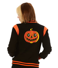 Load image into Gallery viewer, Pumpkin Queen Varisty Jacket