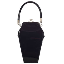 Load image into Gallery viewer, Coffin Sparkle Purse- Black and White