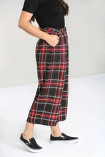 Load image into Gallery viewer, Red and Black Plaid Riot Culottes